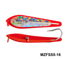 Fishing Spoon with Single Hooks   -   (Size: 5)