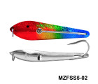 Fishing Spoon with Single Hooks   -   (Size: 5)