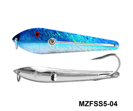 Fishing Spoon with Single Hooks   -   (Size: 5)