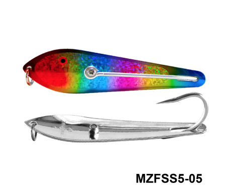 Fishing Spoon with Single Hooks   -   (Size: 5)