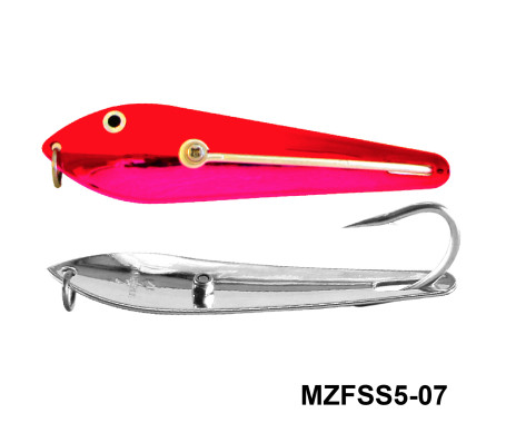 Fishing Spoon with Single Hooks   -   (Size: 5)