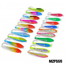 Fishing Spoon with Single Hooks   -   (Size: 5)