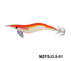 MAZUZEE - Cloth Squid Jig Lure with Glow (3.5)