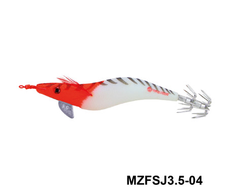 MAZUZEE - Cloth Squid Jig Lure with Glow (3.5)