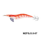 MAZUZEE - Cloth Squid Jig Lure with Glow (3.5)