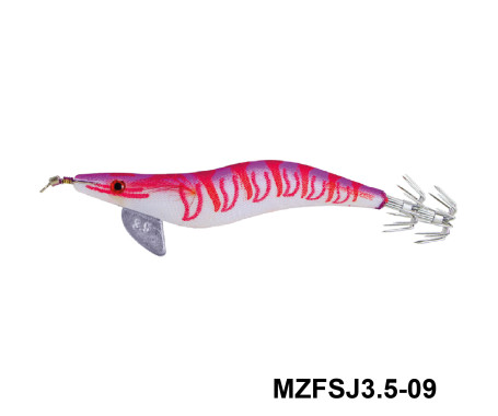 MAZUZEE - Cloth Squid Jig Lure with Glow (3.5)
