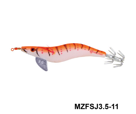 MAZUZEE - Cloth Squid Jig Lure with Glow (3.5)