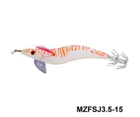 MAZUZEE - Cloth Squid Jig Lure with Glow (3.5)
