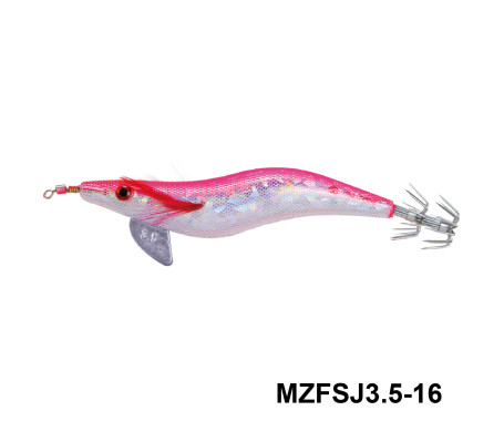 MAZUZEE - Cloth Squid Jig Lure with Glow (3.5)