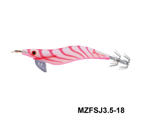 MAZUZEE - Cloth Squid Jig Lure with Glow (3.5)