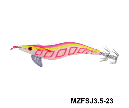MAZUZEE - Cloth Squid Jig Lure with Glow (3.5)
