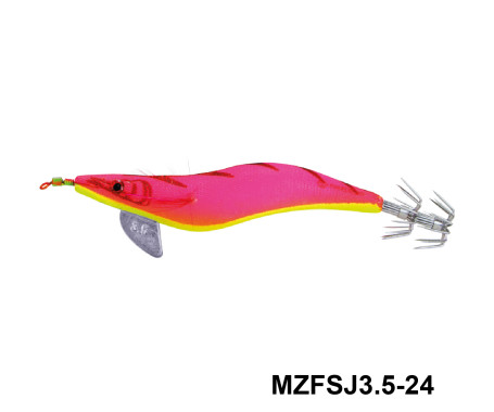 MAZUZEE - Cloth Squid Jig Lure with Glow (3.5)