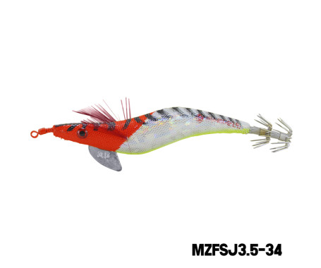 MAZUZEE - Cloth Squid Jig Lure with Glow (3.5)