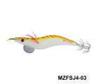 MAZUZEE - Cloth Squid Jig Lure with Glow (4)