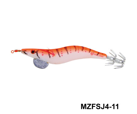 MAZUZEE - Cloth Squid Jig Lure with Glow (4)