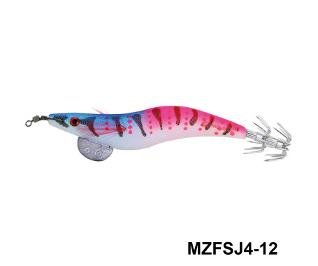 MAZUZEE - Cloth Squid Jig Lure with Glow (4)