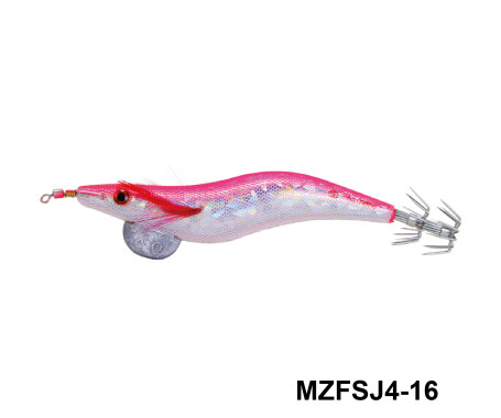MAZUZEE - Cloth Squid Jig Lure with Glow (4)