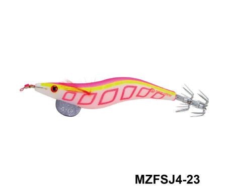 MAZUZEE - Cloth Squid Jig Lure with Glow (4)