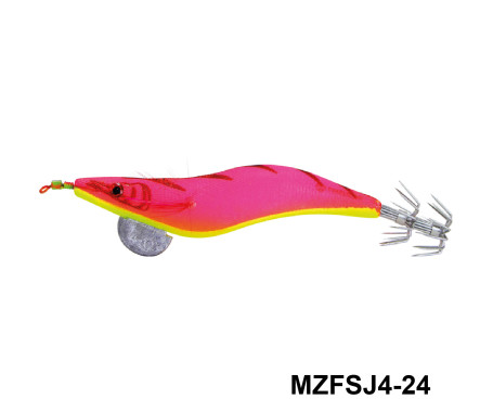 MAZUZEE - Cloth Squid Jig Lure with Glow (4)