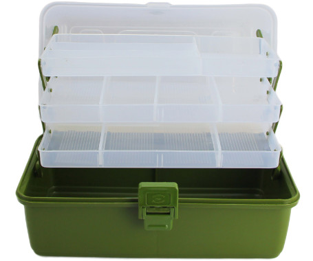 MAZUZEE - Three Layer Multifunctional Fishing Tackle Box