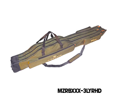 MAZUZEE - 3 Layer Heavy Duty Fishing Rod Bag