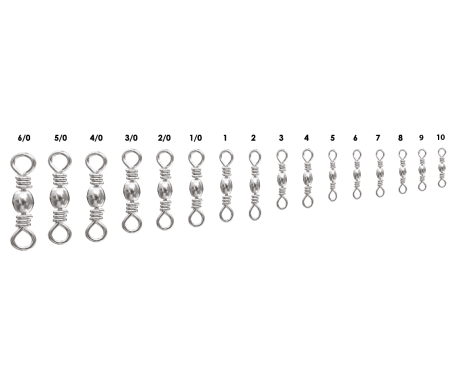MAZUZEE - Brass Barrel Swivel-Nickel Plated