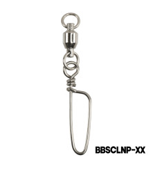 MAZUZEE - Ball Bearing Swivels With Coastlock Snap Nickel Plated