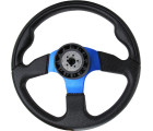 AAA - Steering Wheel (With PU Sleeves) - BLUE