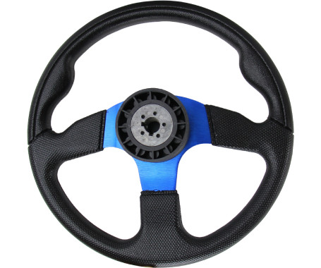 AAA - Steering Wheel (With PU Sleeves) - BLUE