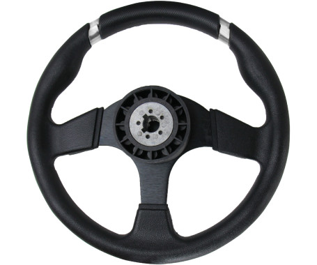 AAA - Steering Wheel (With PU Sleeves) - SILVER