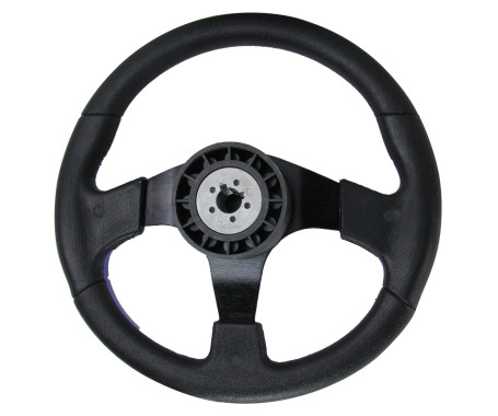 AAA - Steering Wheel (With PU Sleeves) - BLUE/BLACK