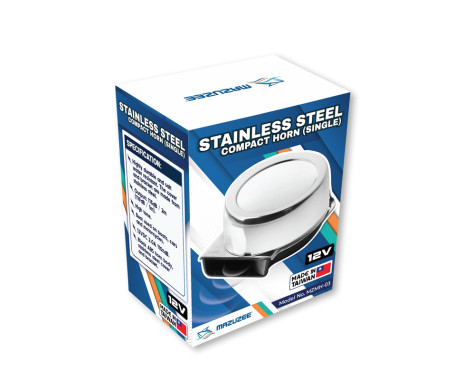 MAZUZEE - Stainless Steel Compact Horn (Single)