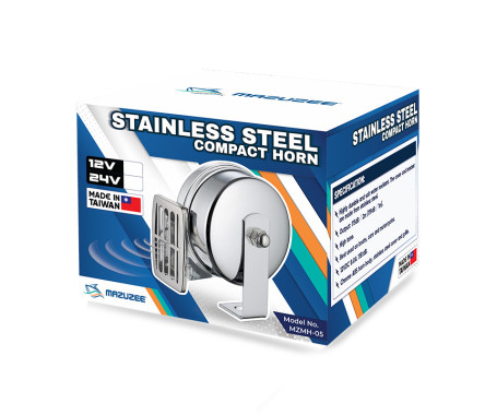MAZUZEE - Stainless Steel Compact Horn