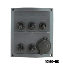 AAA - 5 Gang Switch Panel (With SOCKET)