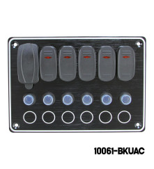 AAA - 5 Gang Switch Panel - With USB Ports ( Type A + Type C)