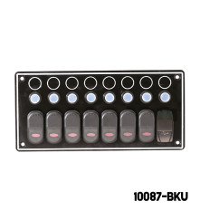 AAA - 7 Switches + 1 USB port Switch Panel