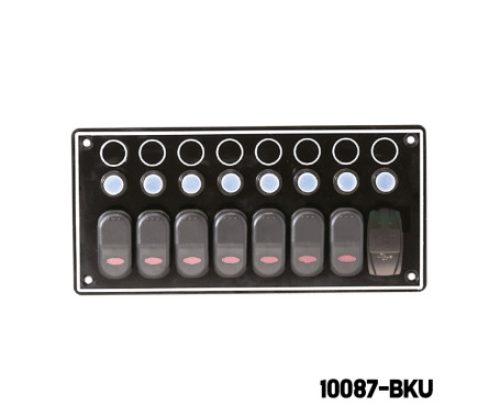 AAA - 7 Switches + 1 USB port Switch Panel