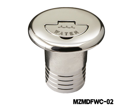 Chromed Brass Deck Filler with retractable handle - Water 38