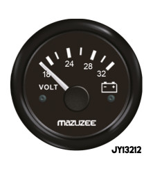 MAZUZEE - Volt Gauge - 18V - 32V - Black 