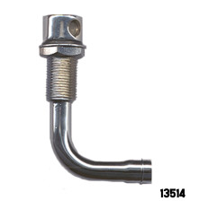 AAA - Chrome Plated Gas Tank Vent - Screen Face Down
