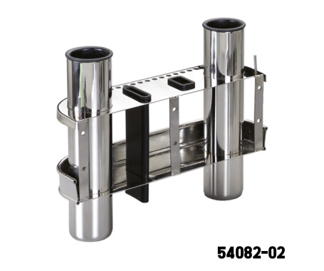Stainless Steel Rod Holder - 2 Rods
