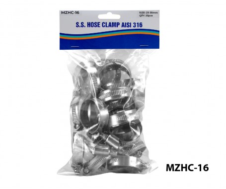 MAZUZEE - S.S. Hose Clamp AISI 316
