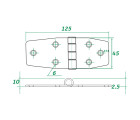 AAA - Stainless Steel Hinge 304