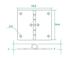 AAA - Stainless Steel Hinge 304