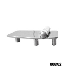 Hinge with Thread Shank M5 - AISI 304