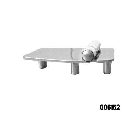 Hinge with Thread Shank M5 - AISI 304