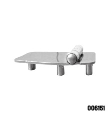 Hinge with Thread Shank M5 - AISI 304
