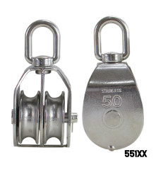 Double Block Single Sheave, AISI 304
