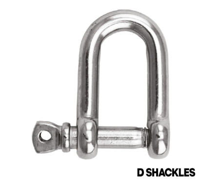 D Shackle, AISI 316