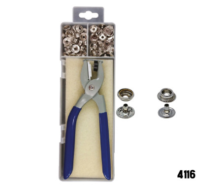 Canvas Fastner Snap Kit with Tool - 73 Pieces